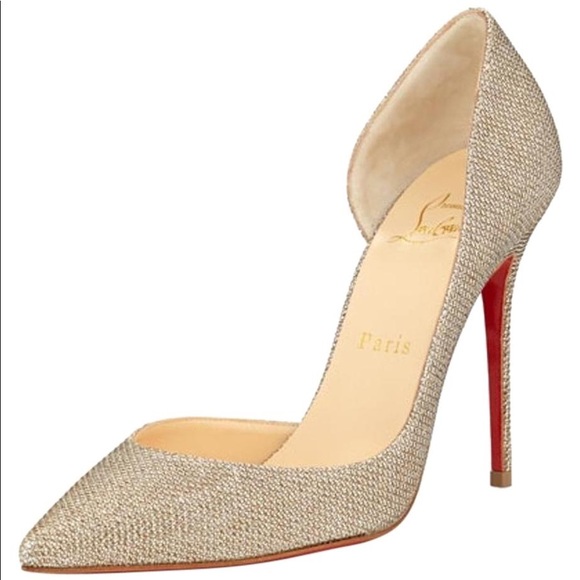Christian Louboutin Shoes - Christian Louboutin Iriza 100 Glitter Pumps
